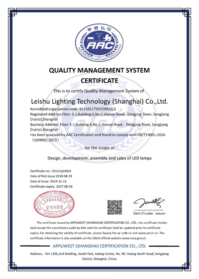 ISO 9001:2015